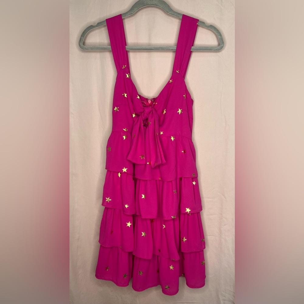Pink & Stars Mini Dress